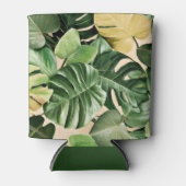 フローラ/ハワイアン/トロピカルリーフ 缶クーラー (正面)