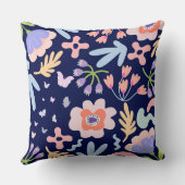 フローラ&バタフライイン春装飾用クッション クッション (裏面)