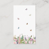 フローラ&バタフライレシピリクエスト エンクロージャーカード (裏面)