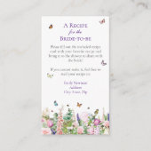 フローラ&バタフライレシピリクエスト エンクロージャーカード (正面)