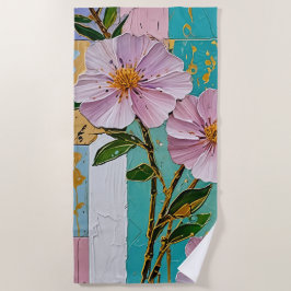 フローラ ビーチタオル