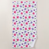 フローラ ビーチタオル (正面)