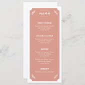 フローラ&ピーチメヌ メニュー (正面/裏面)