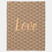 フローラ フリースブランケット (正面)