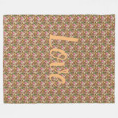 フローラ フリースブランケット (正面(横))