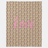 フローラ フリースブランケット (正面)