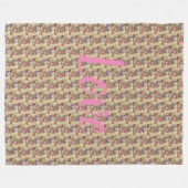 フローラ フリースブランケット (正面(横))