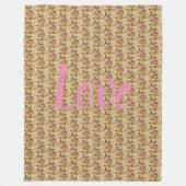 フローラ フリースブランケット (正面)