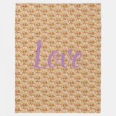 フローラ フリースブランケット (正面)