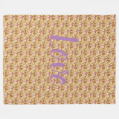 フローラ フリースブランケット (正面(横))