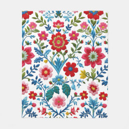 フローラ フリースブランケット