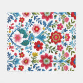 フローラ フリースブランケット (正面(横))