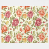 フローラ フリースブランケット (正面(横))