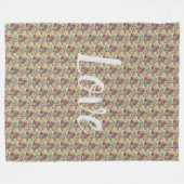 フローラ フリースブランケット (正面(横))