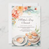 フローラ&フードマザーズデイブランチ招待状 招待状 (正面)