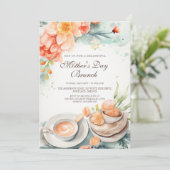 フローラ&フードマザーズデイブランチ招待状 招待状 (スタンド正面)