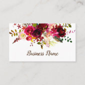 フローラ，ブティック名刺 名刺 (正面)