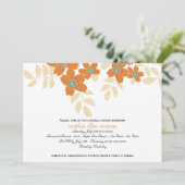 フローラ – ブライダルシャワー招待状 招待状 (スタンド正面)