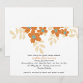 フローラ – ブライダルシャワー招待状 招待状 (正面/裏面)