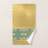 フローラ&ブラスカラーモノグラムタオル バスタオルセット (ハンドタオル)