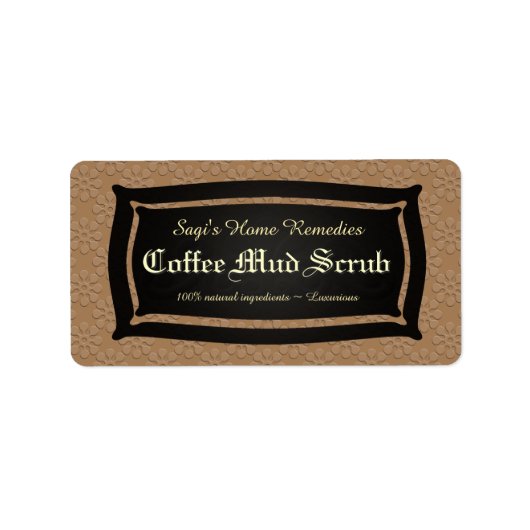 フローラ&ブラックチョークボード「Uピックカラー」製品 ラベル (正面)