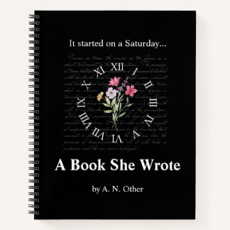 フローラ&ブラックフリ本カバーノートブック ノートブック