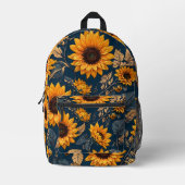 フローラ プリントバックパック (正面)