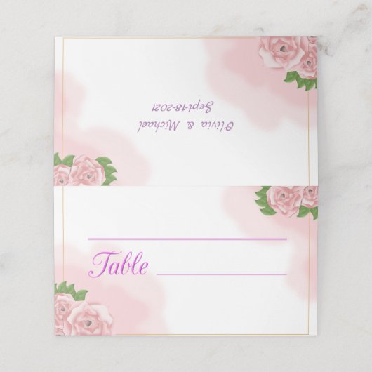 フローラ プレイスカード (外部開封)