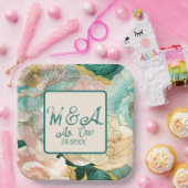 フローラ ペーパープレート (パーティー)