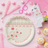 フローラ ペーパープレート (パーティー)