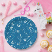 フローラ ペーパープレート (パーティー)