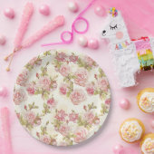 フローラ ペーパープレート (パーティー)