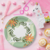フローラ ペーパープレート (パーティー)