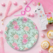 フローラ ペーパープレート (パーティー)