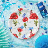 フローラ ペーパープレート (パーティー)