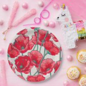 フローラ ペーパープレート (パーティー)