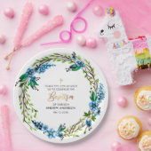 フローラ·ボーイ·バプテエレガントィスマ ペーパープレート (パーティー)