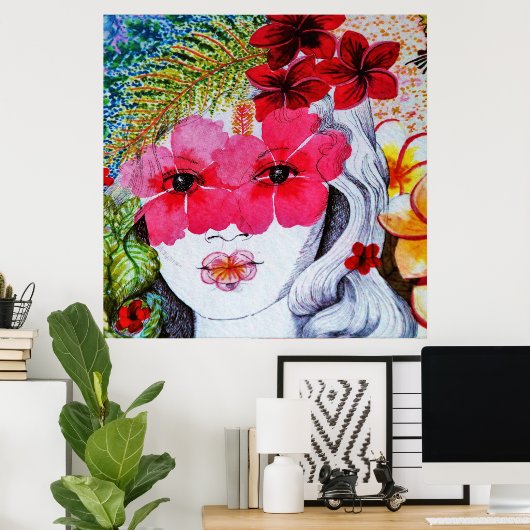 フローラ ポスター (ホームオフィス)