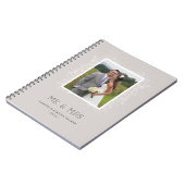 フローラ・ミセス・ジャーナル – Taupe ノートブック (左側)