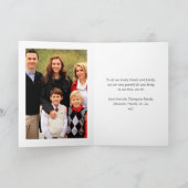 フローラ·メキシカラフルコ·フィエスタ写真 サンキューカード (内部)