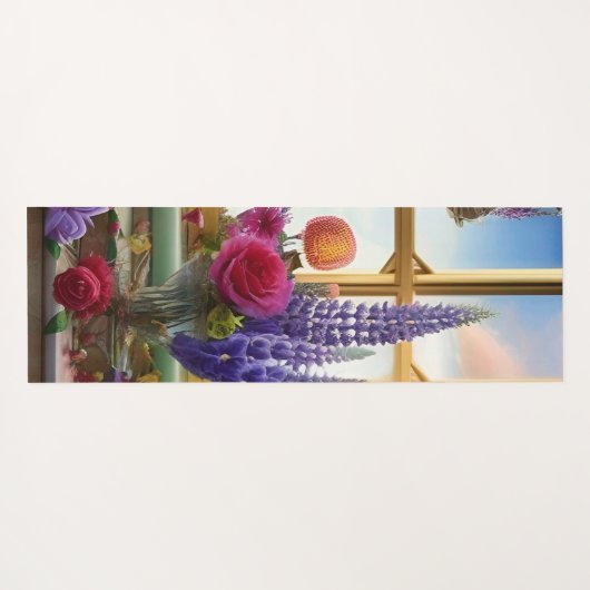 フローラ ヨガマット (裏面(横))