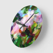 フローラ ラウンド壁時計 (傾斜)