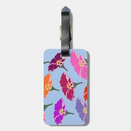 フローラ ラゲッジタグ (裏面縦)