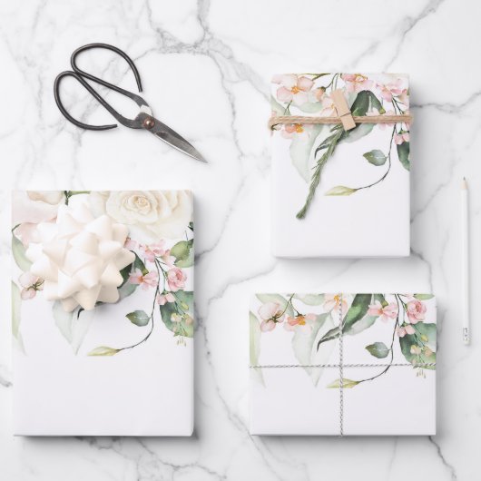 フローラ ラッピングペーパーシート (正面)