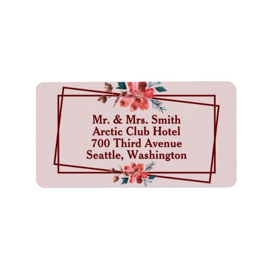 フローラ ラベル (正面)