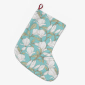 フローラ ラージクリスマスストッキング (正面 (吊り時))