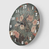 フローラ ラージ壁時計 (傾斜)