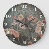 フローラ ラージ壁時計 (正面)
