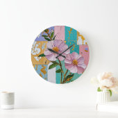 フローラ ラージ壁時計 (ホーム)