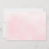 フローラ・リトル・パンプキン・ガールズ1歳の誕生日写真 招待状 (裏面)